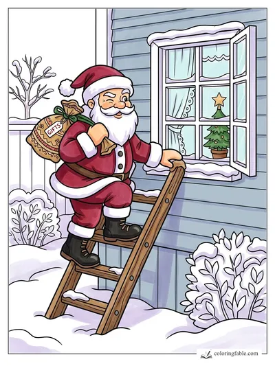 Colored example of this coloring page