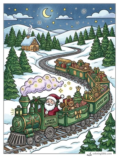 Colored example of this coloring page