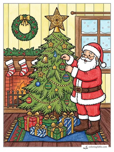 Colored example of this coloring page