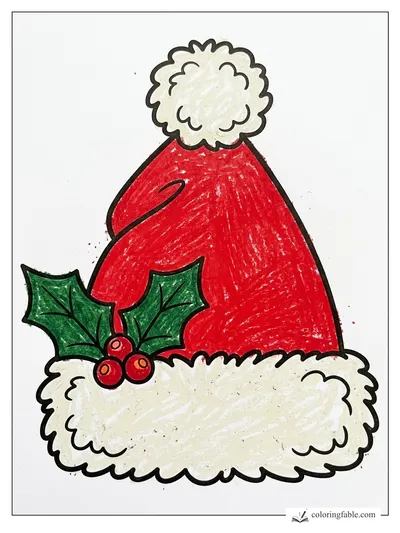 Colored example of this coloring page
