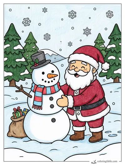 Colored example of this coloring page