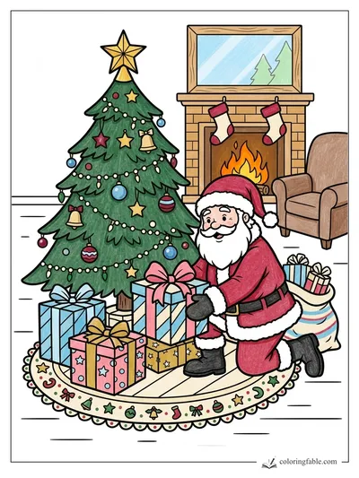 Colored example of this coloring page