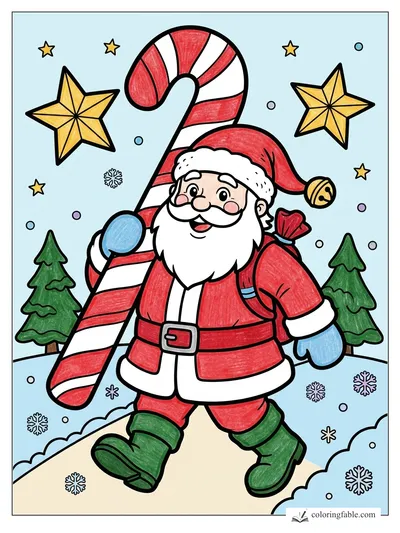 Colored example of this coloring page