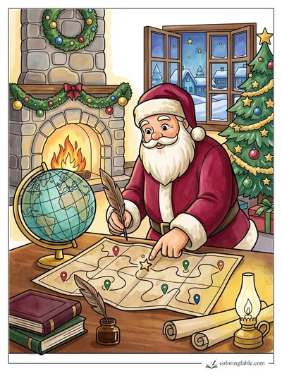 Colored example of this coloring page