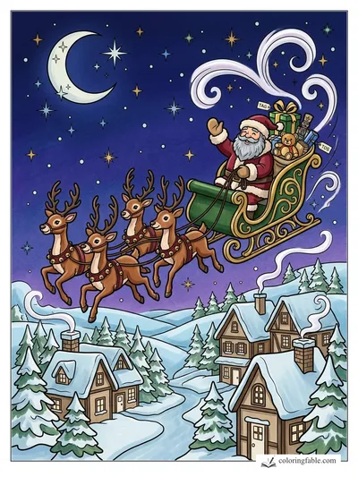 Colored example of this coloring page