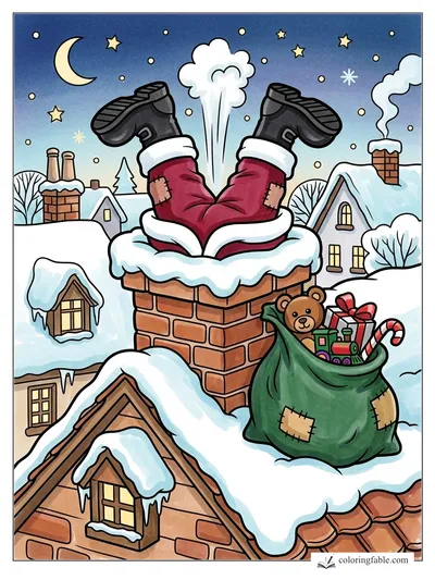 Colored example of this coloring page