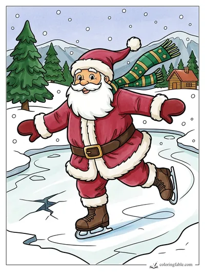 Colored example of this coloring page