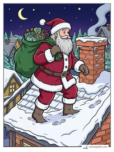 Colored example of this coloring page