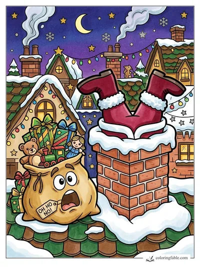 Colored example of this coloring page