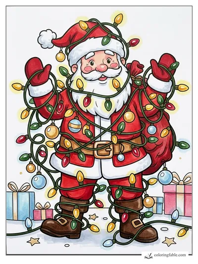 Colored example of this coloring page