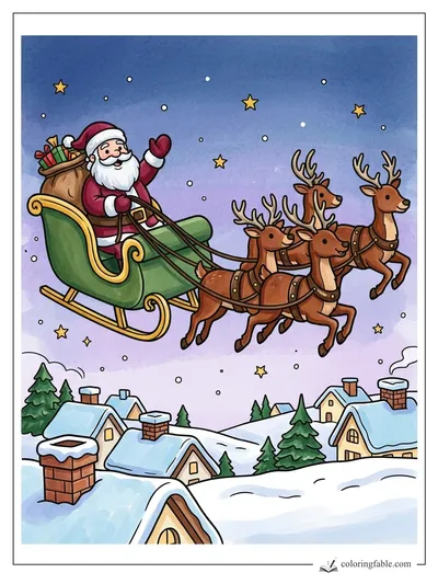 Colored example of this coloring page