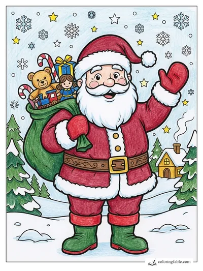 Colored example of this coloring page