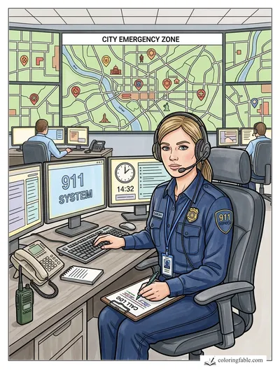Colored example of this coloring page