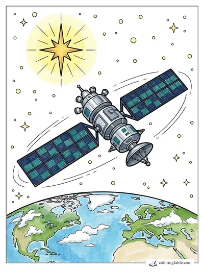 Colored example of this coloring page