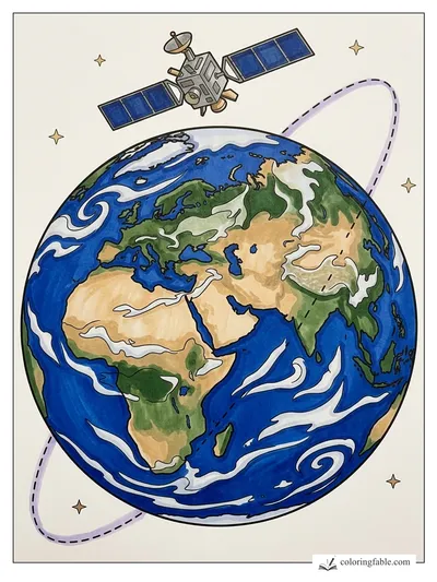 Colored example of this coloring page