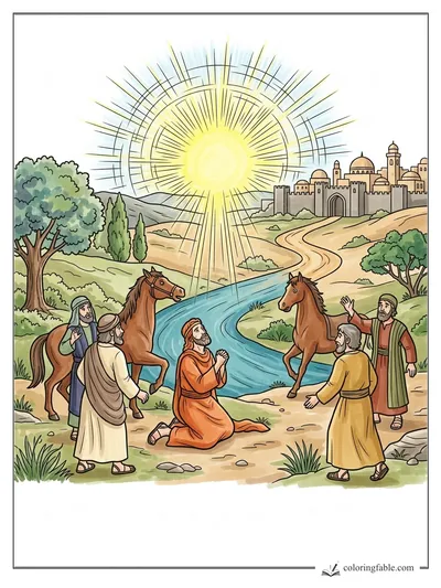 Colored example of this coloring page