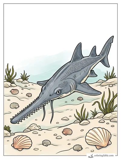 Colored example of this coloring page