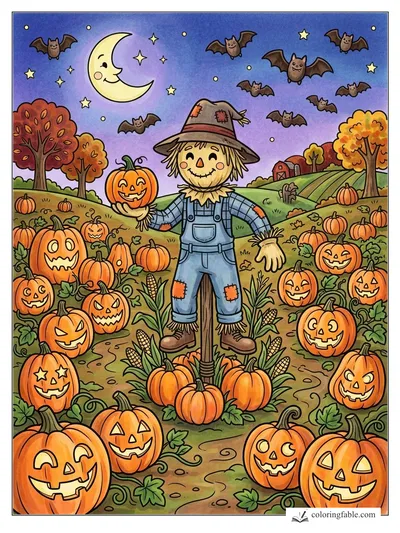 Colored example of this coloring page