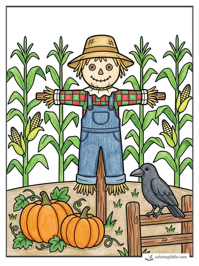 Colored example of this coloring page