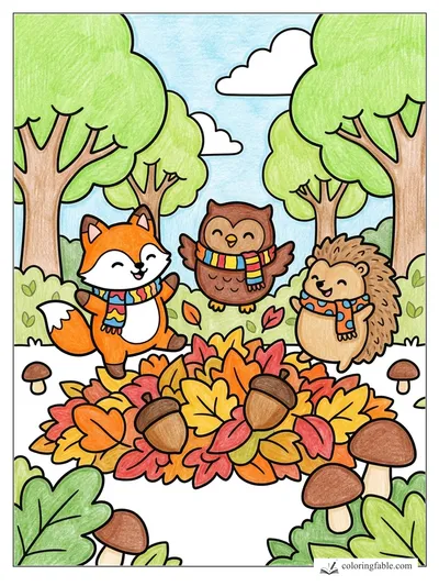 Colored example of this coloring page
