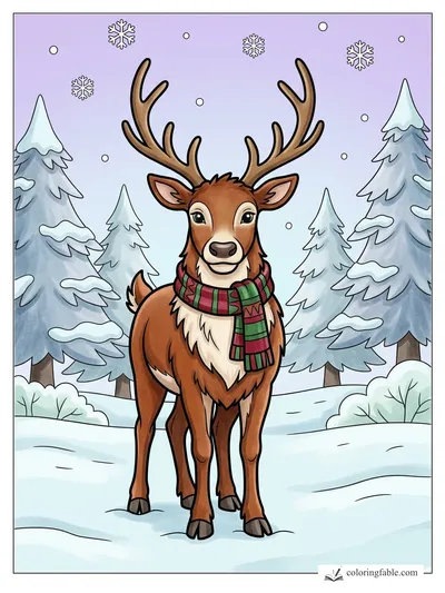 Colored example of this coloring page