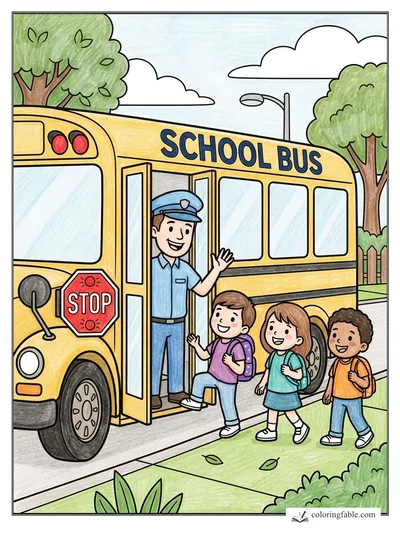 Colored example of this coloring page