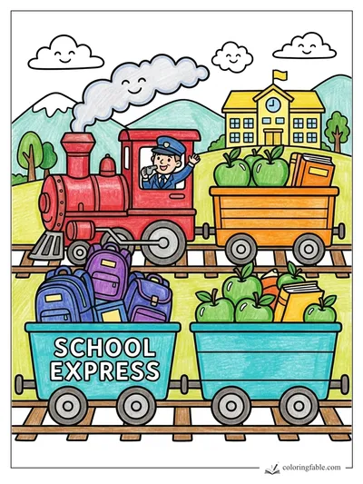 Colored example of this coloring page