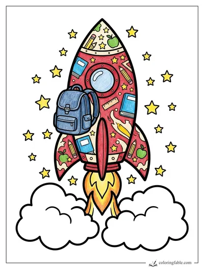 Colored example of this coloring page
