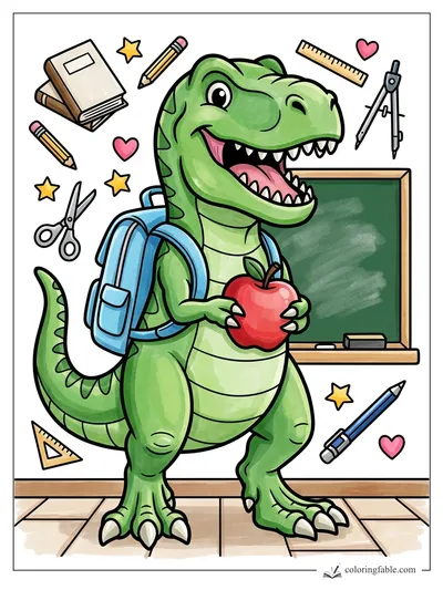 Colored example of this coloring page