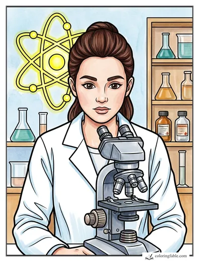 Colored example of this coloring page
