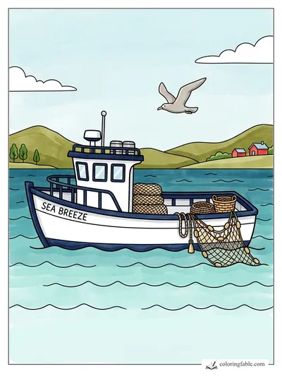 Colored example of this coloring page
