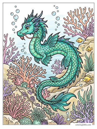 Colored example of this coloring page