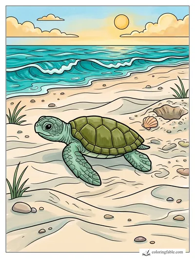 Colored example of this coloring page