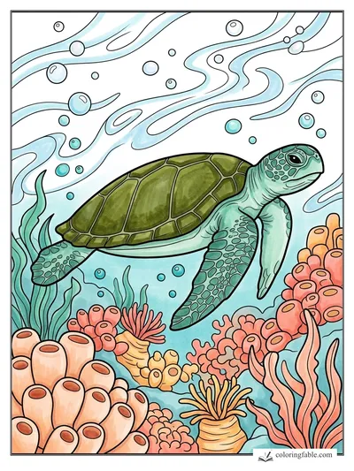 Colored example of this coloring page