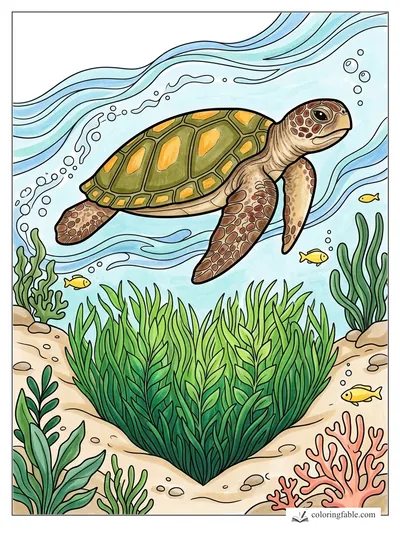Colored example of this coloring page