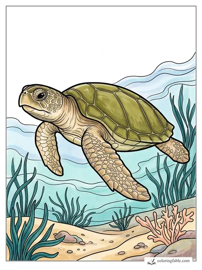 Colored example of this coloring page