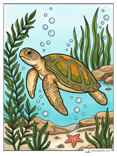 Colored example of this coloring page