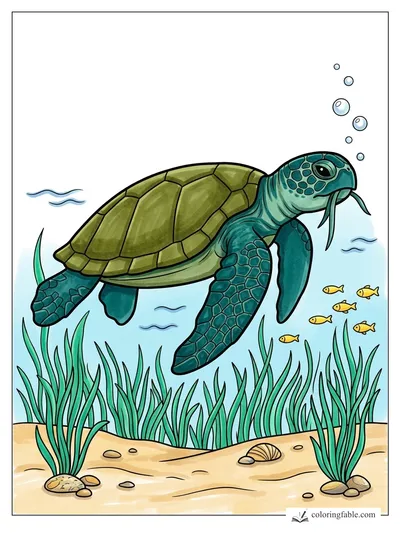 Colored example of this coloring page