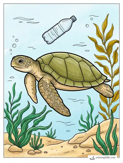 Colored example of this coloring page