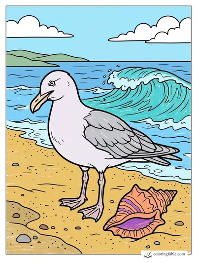 Colored example of this coloring page