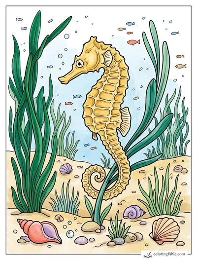 Colored example of this coloring page