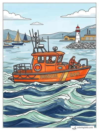 Colored example of this coloring page