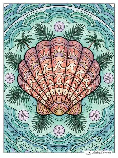 Colored example of this coloring page