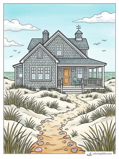 Colored example of this coloring page