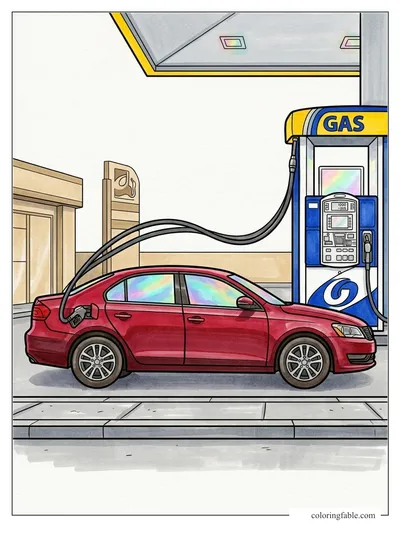 Colored example of this coloring page