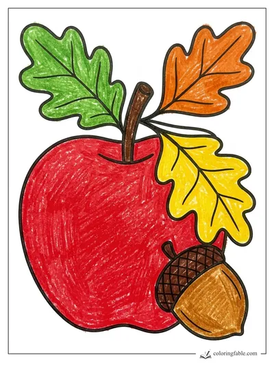 Colored example of this coloring page