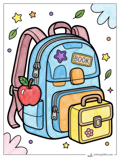 Colored example of this coloring page