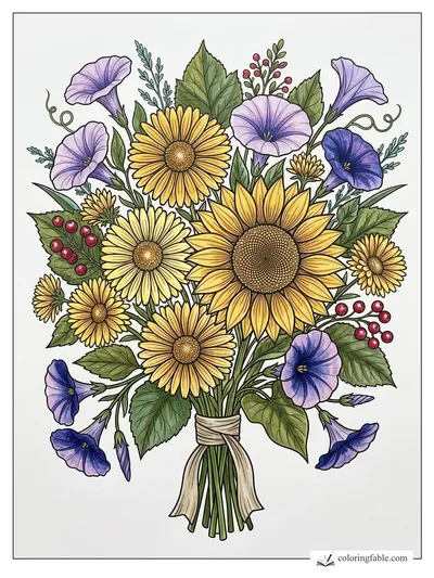 Colored example of this coloring page