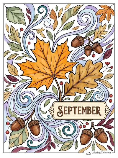Colored example of this coloring page