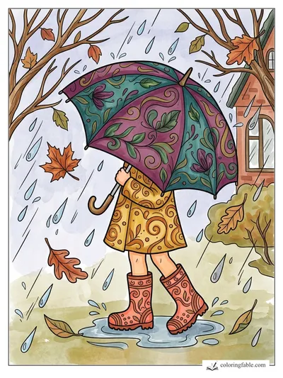 Colored example of this coloring page